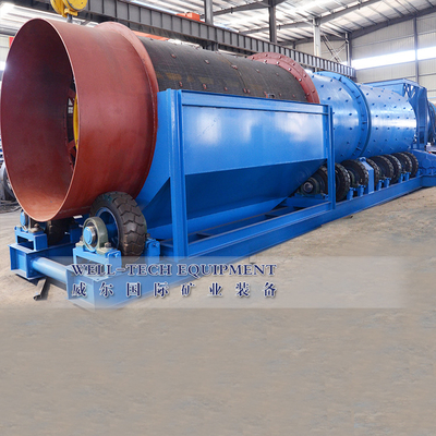 Placer Gold Mining Equipment Alluvial Mineral Trommel Scrubber