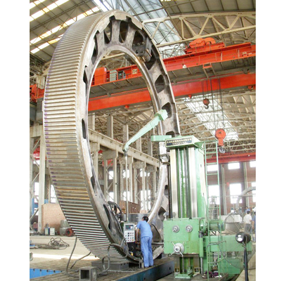 Cement Casting Steel Customized Wheel Perimeter Module Spur Gear /Ring Gear Ball Mill Furnace /Large Large